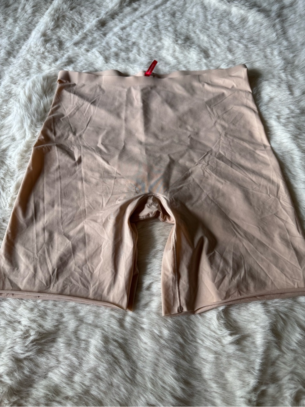 SPANX Nude High-Waist Shapewear Shorts